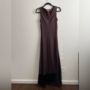 Vintage Harari 100% Silk Maxi Dress